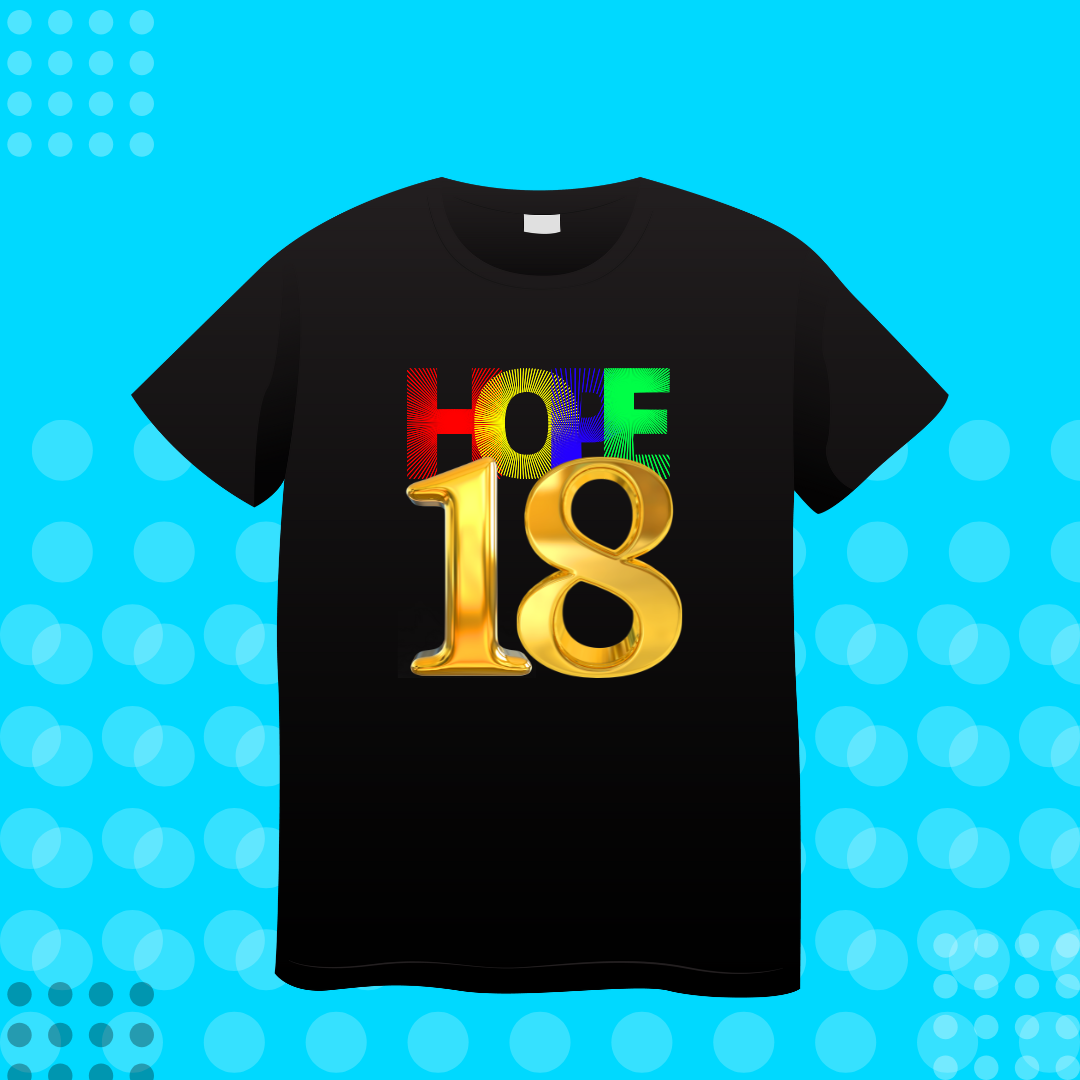 Standard Crew Round Neck Cotton T Shirt | HOPE 18